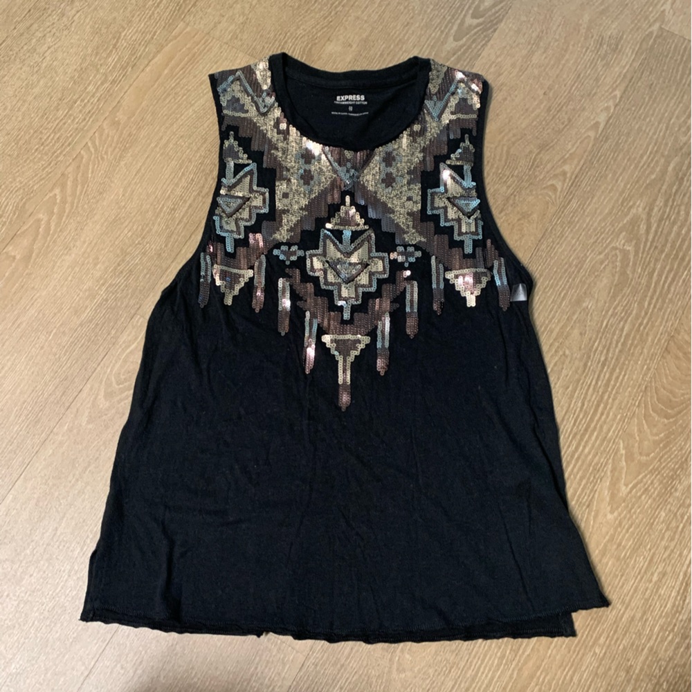 Sequin top